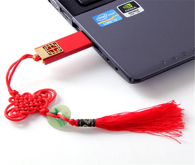 中國結禮品U盤 中國結U盤定制工廠