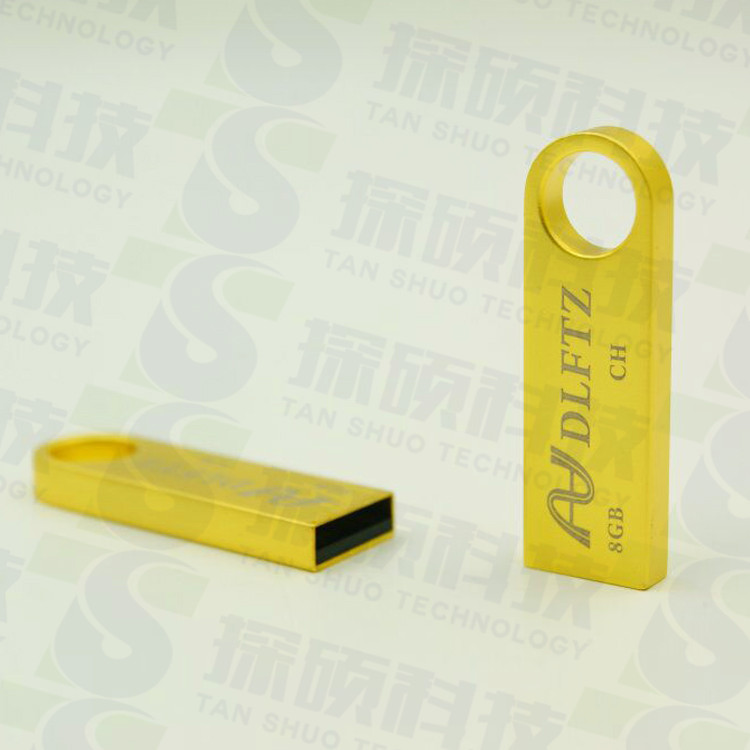 (DLFTZ)大連保稅區(qū)定制金色迷你U盤  金色迷你U盤禮品制作廠家