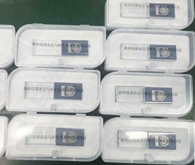 3D立體效果U盤,透明閃光U盤